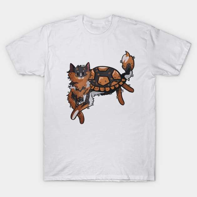 TORTOISE-shell cat T-Shirt by Feline Emporium